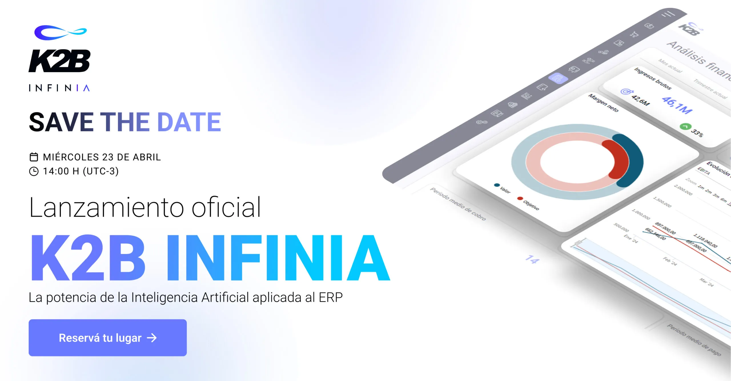 K2B INFINIA - Invitación lanzamiento